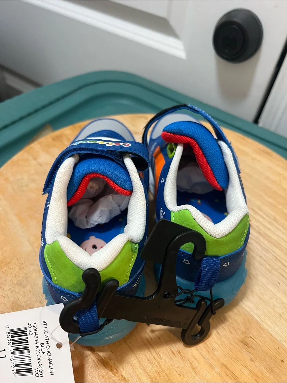 Cocomelon Blue & Gray Kids Light-Up Sneakers